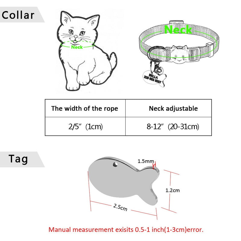 Quick Release Cat Collar Tag