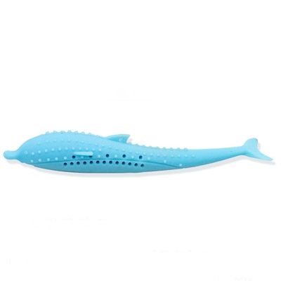 Soft Silicone Mint Fish Cat Toy