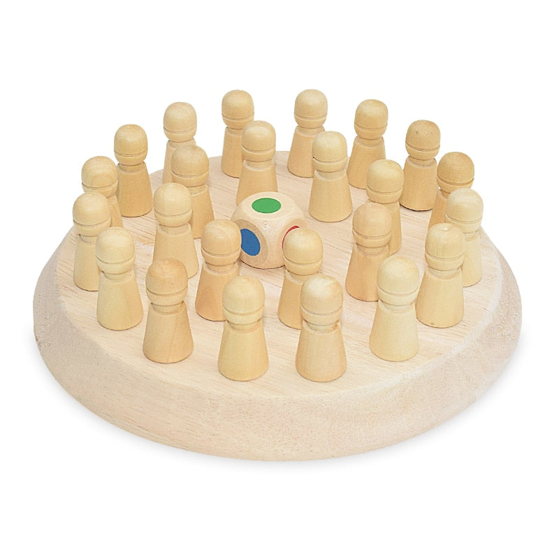 Kids Wooden Memory Match Stick Chess Game