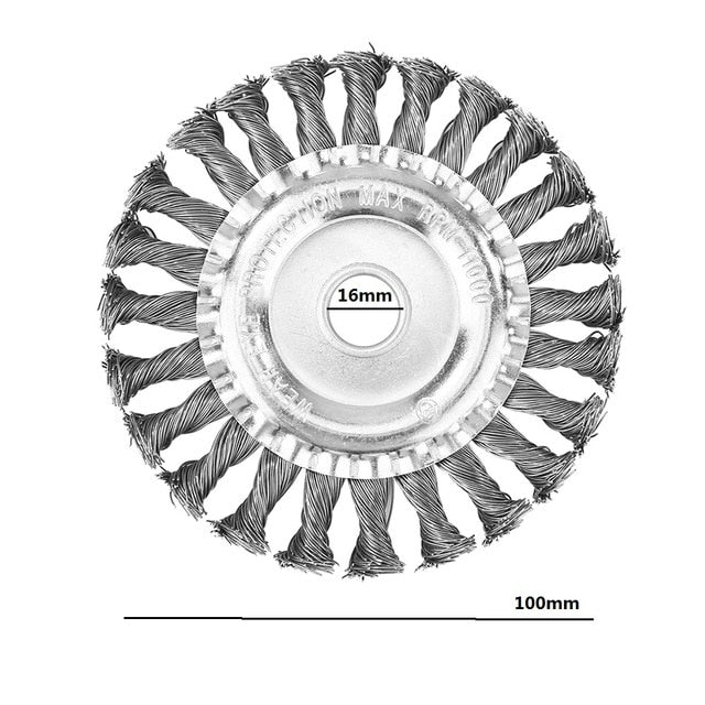 Steel Wire Wheel Brush Grass Trimmer